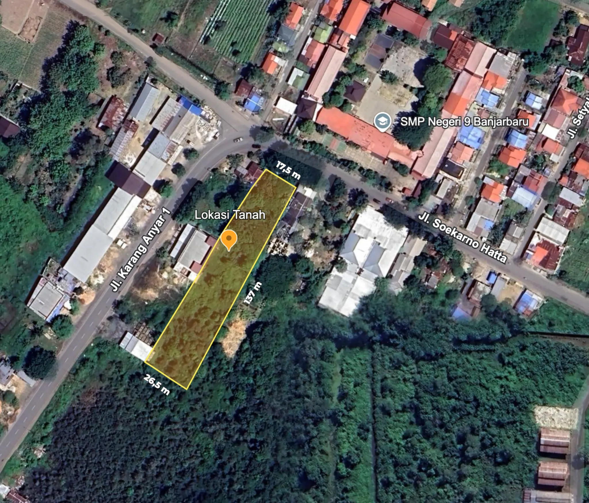 Banjarbaru Karang Anyar 1 土地出售