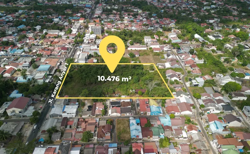 Tanah Luas Pinggir Jalan Dijual di Karang Anyar 1, Banjarbaru 2