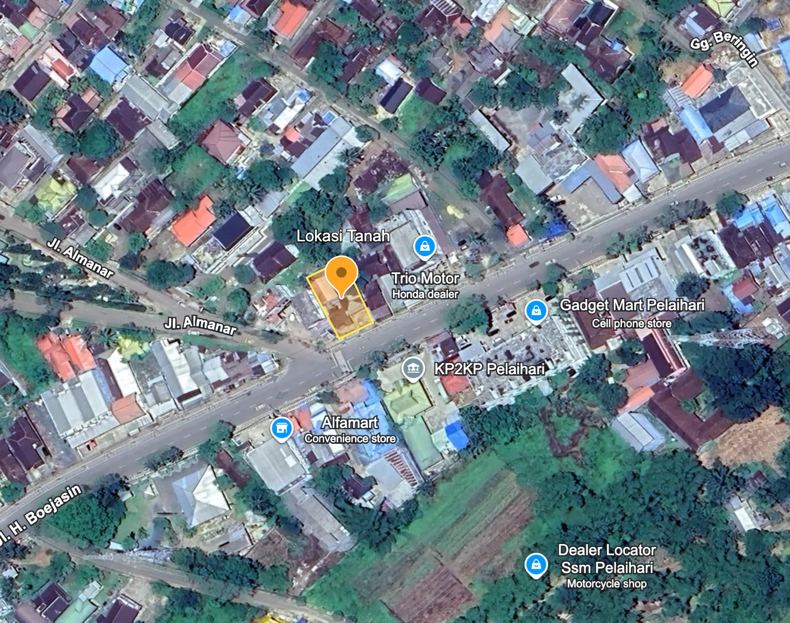 Tanah 19 x 30 Meter Dijual di Pal Palan, Pelaihari