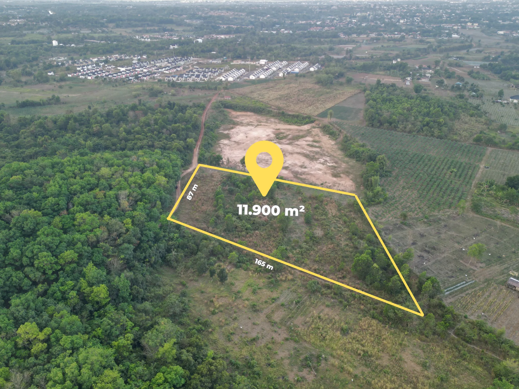 Tanah Dijual 1,19 Hektare di Belakang Bandara Syamsudin Noor, Banjarbaru