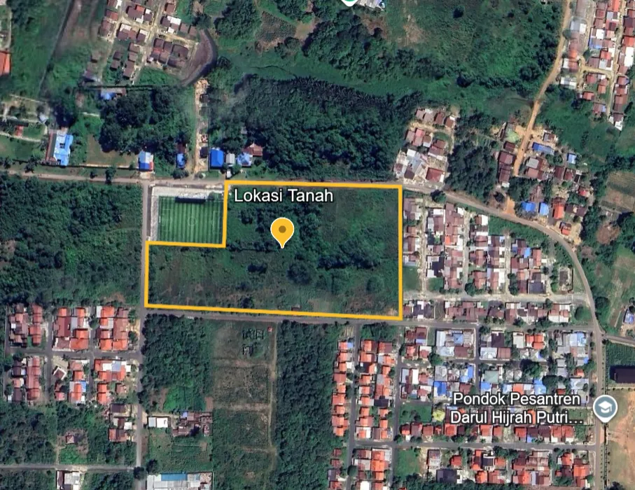 Tanah Dijual 1,2 Hektare di Karang Anyar 2 Banjarbaru, Dikelilingi Perumahan