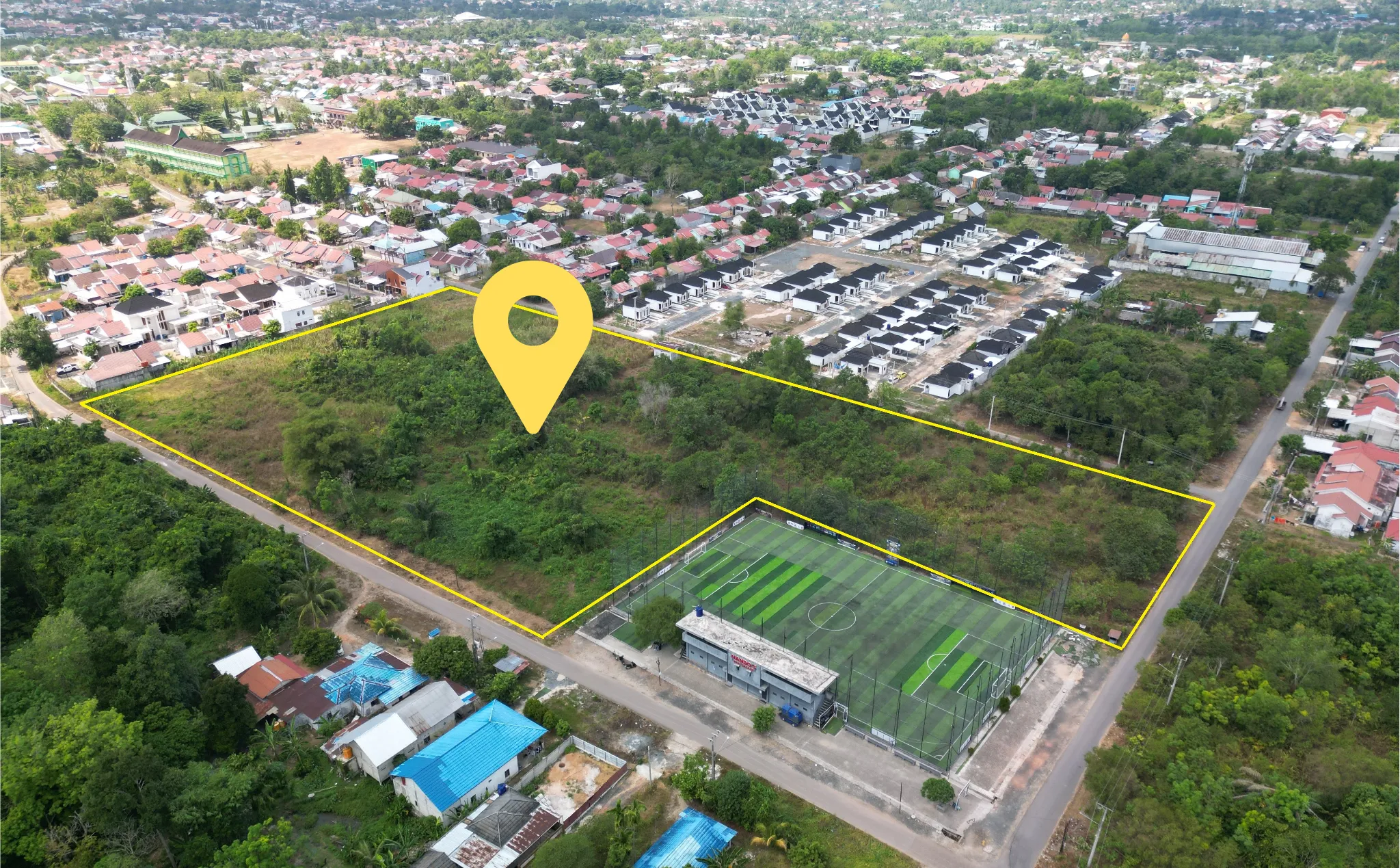 1.2 Hectares of Land for Sale on Karang Anyar 2, Banjarbaru, Ringed by Housing