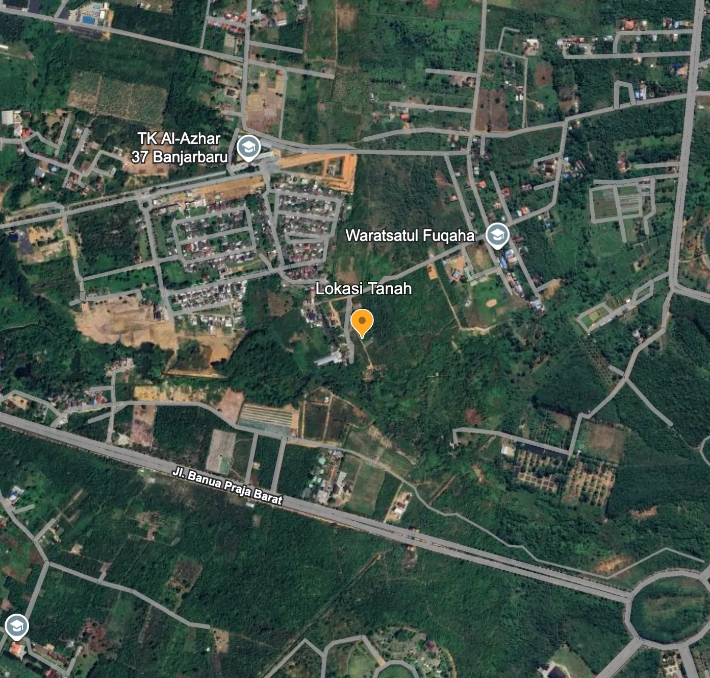 Land for Sale, 10 x 12 Metres on Jl. Sumber Ilmu, Banjarbaru
