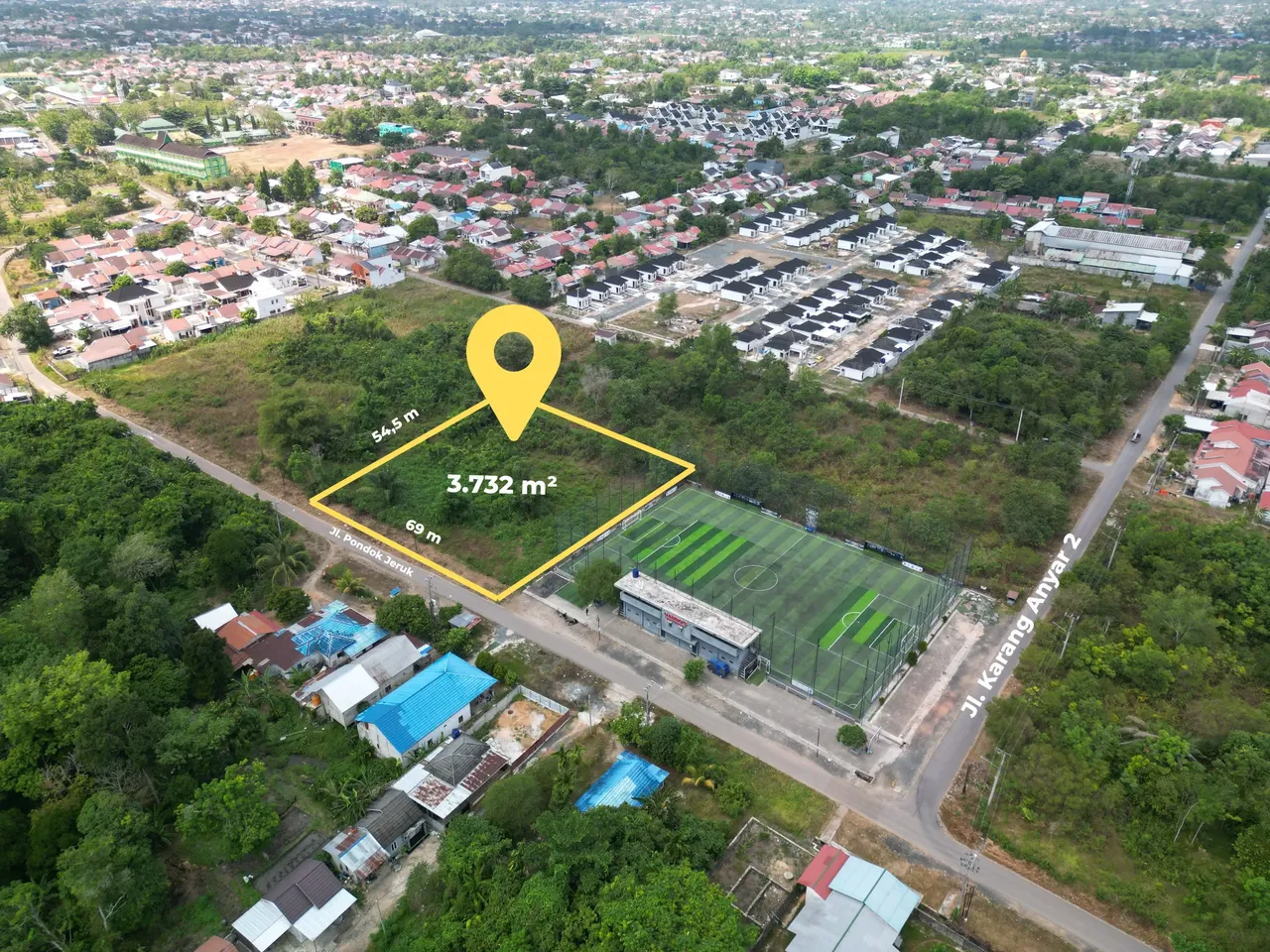 Banjarbaru Karang Anyar 2 53 x 70 米地块出售